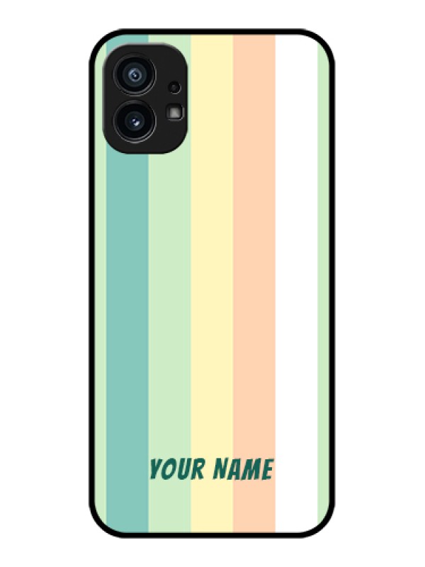 Custom Nothing Phone 1 Custom Metal Phone Case - Multi - Colour Stripes Design