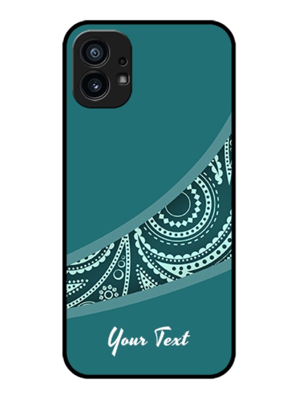 Custom Nothing Phone 1 Custom Metal Phone Case - Semi Visible Floral Design