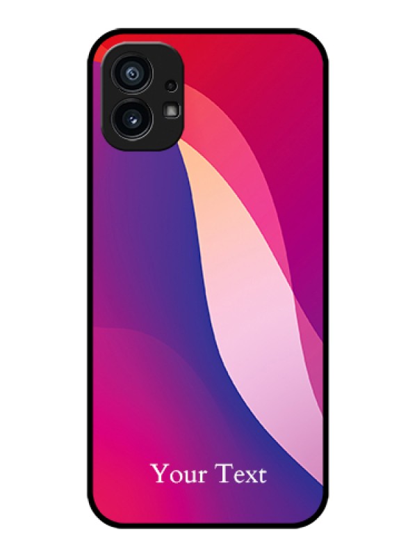 Custom Nothing Phone 1 Custom Metal Phone Case - Digital Abstract Overlap Design