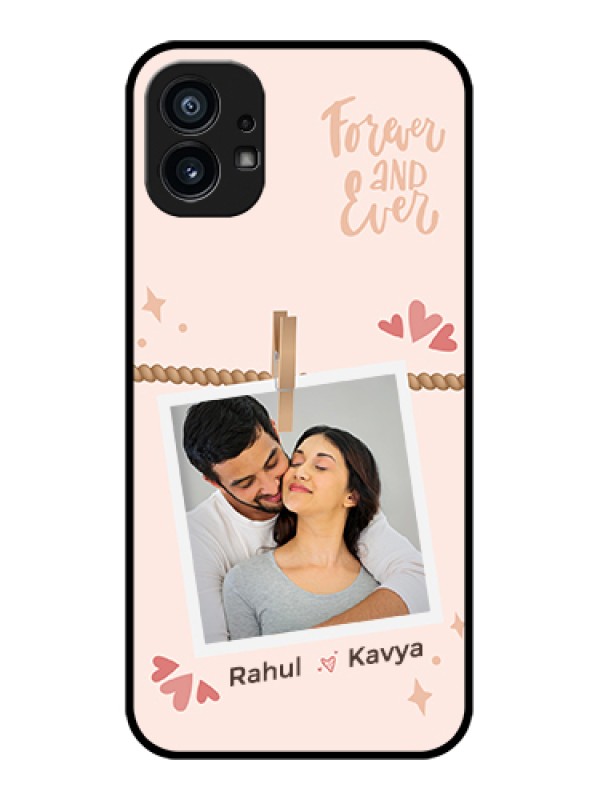 Custom Nothing Phone 1 Custom Metal Phone Case - Forever And Ever Love Design