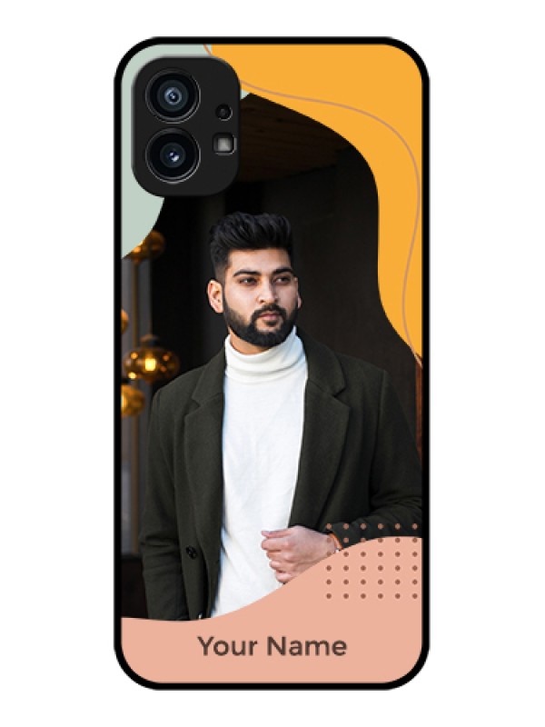 Custom Nothing Phone 1 Custom Metal Phone Case - Tri - Coloured Overlay Design