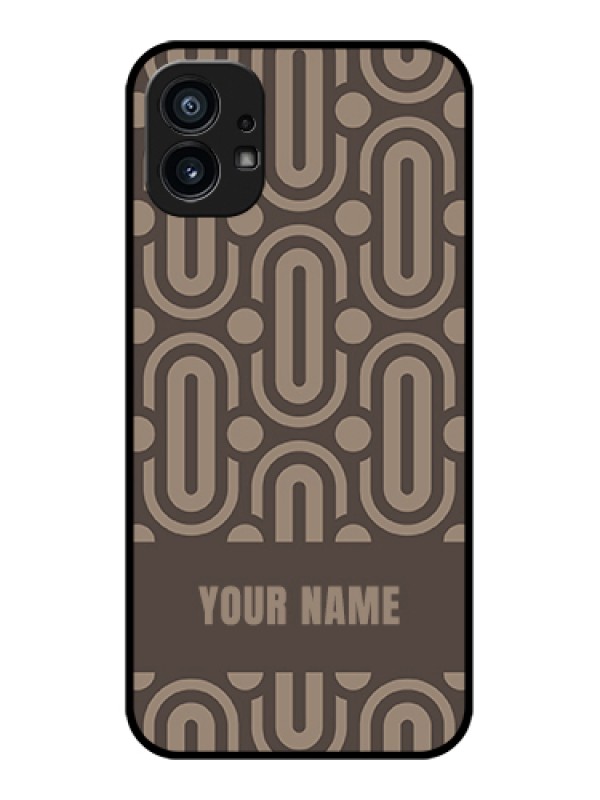 Custom Nothing Phone 1 Custom Metal Phone Case - Captivating Zero Pattern Design