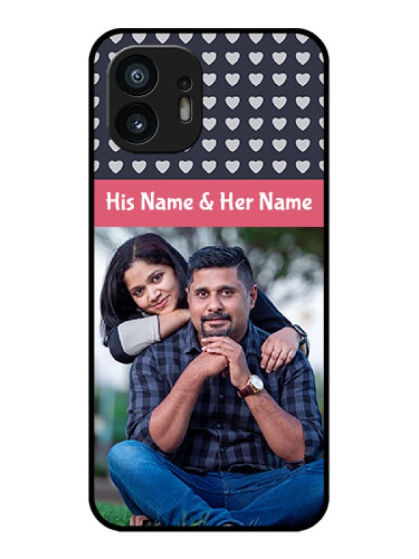 Custom Nothing Phone 2 Custom Metal Phone Case - Love Symbols Design
