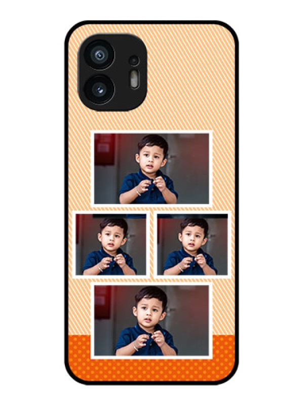 Custom Nothing Phone 2 Custom Metal Phone Case - Bulk Photos Upload Design