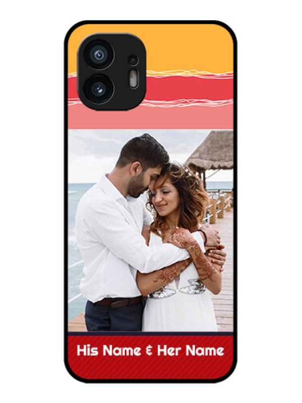 Custom Nothing Phone 2 Custom Metal Phone Case - Colorful Case Design