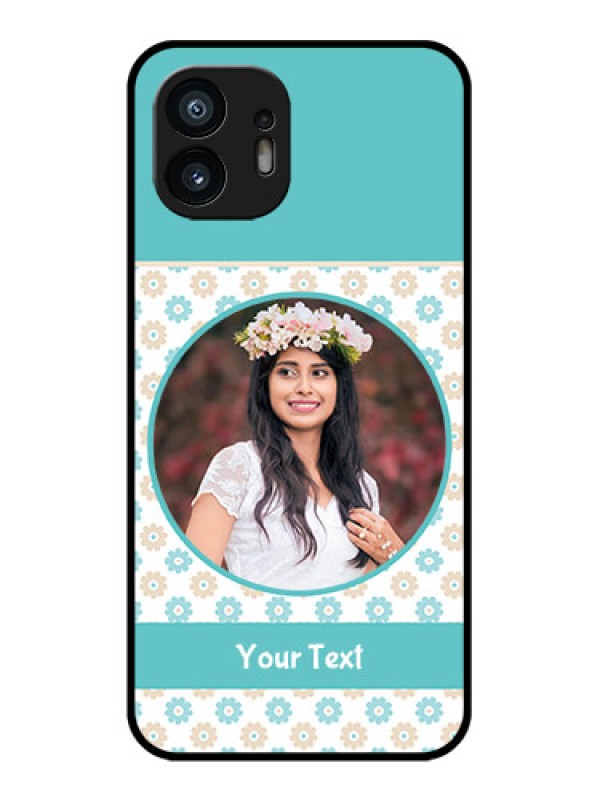 Custom Nothing Phone 2 Custom Metal Phone Case - Beautiful Flowers Design