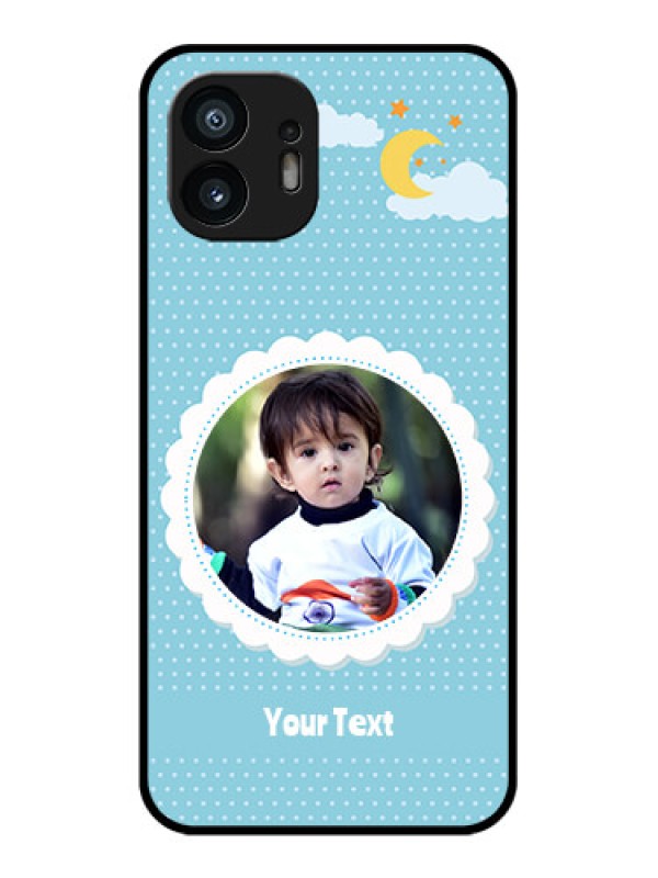 Custom Nothing Phone 2 Custom Metal Phone Case - Violet Pattern Design