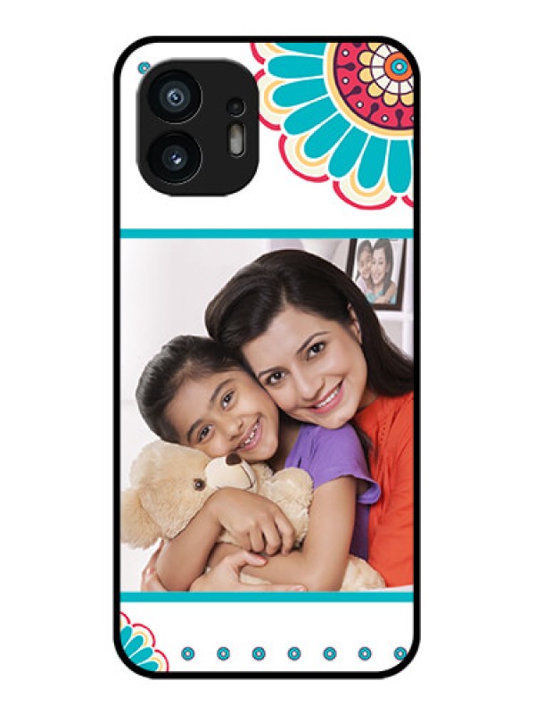 Custom Nothing Phone 2 Custom Metal Phone Case - Flower Design