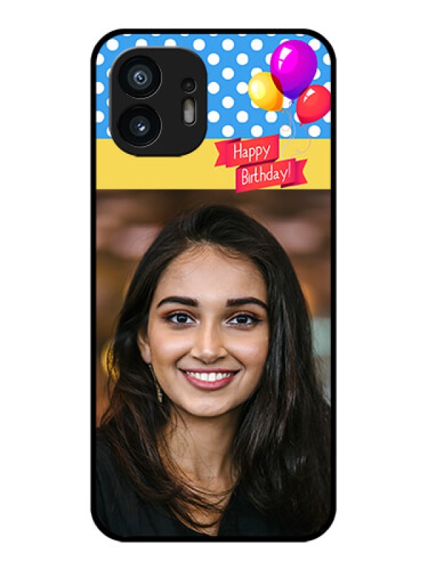 Custom Nothing Phone 2 Custom Metal Phone Case - Happy Birthday Design