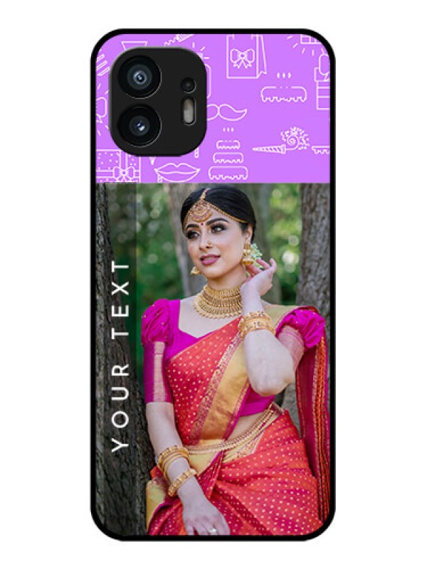 Custom Nothing Phone 2 Custom Metal Phone Case - Birthday Icons Design