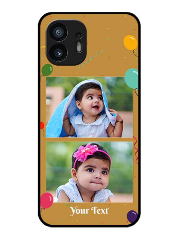 Custom Nothing Phone 2 Custom Metal Phone Case - Image Holder With Birthday Celebrations Design