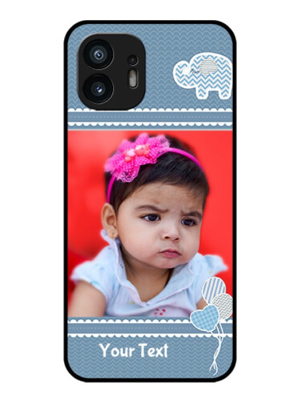 Custom Nothing Phone 2 Custom Metal Phone Case - With Kids Pattern Design