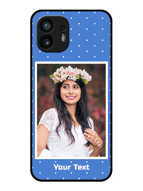 Custom Nothing Phone 2 Custom Metal Phone Case - Polka Dots Design