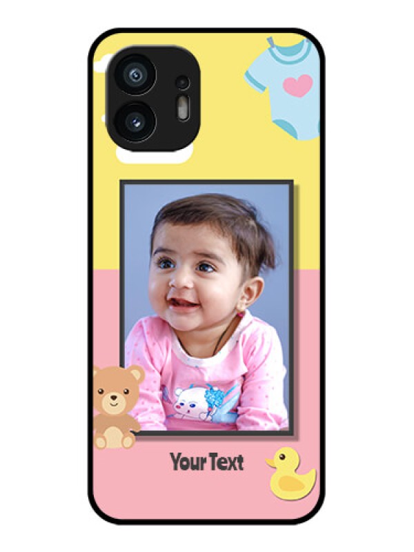 Custom Nothing Phone 2 Custom Metal Phone Case - Kids 2 Color Design