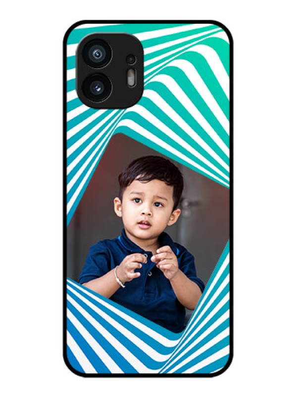 Custom Nothing Phone 2 Custom Metal Phone Case - Abstract Spiral Design