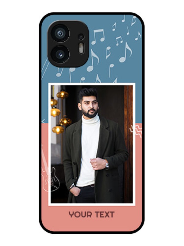 Custom Nothing Phone 2 Custom Metal Phone Case - With Color Musical Note Design