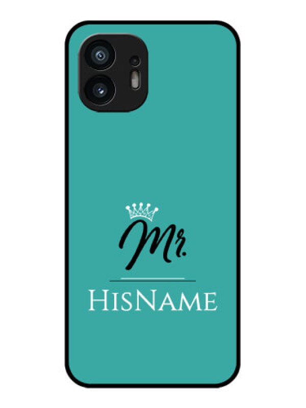 Custom Nothing Phone 2 Custom Metal Phone Case - Mr With Name Design