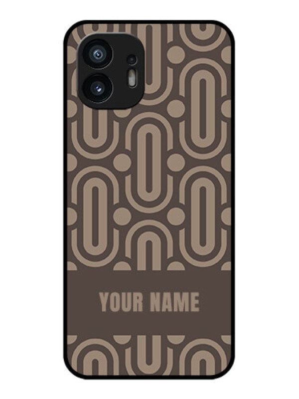 Custom Nothing Phone 2 Custom Metal Phone Case - Captivating Zero Pattern Design