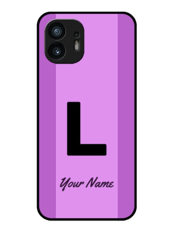 Custom Nothing Phone 2 Custom Metal Phone Case - Tricolor Custom Text Design