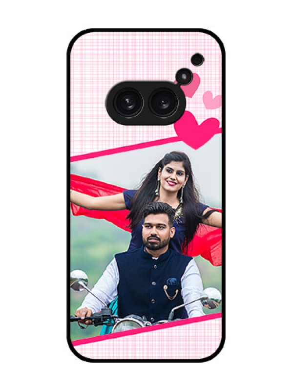 Custom Nothing Phone 2A Plus Custom Metal Phone CaseLove Shape Heart Design