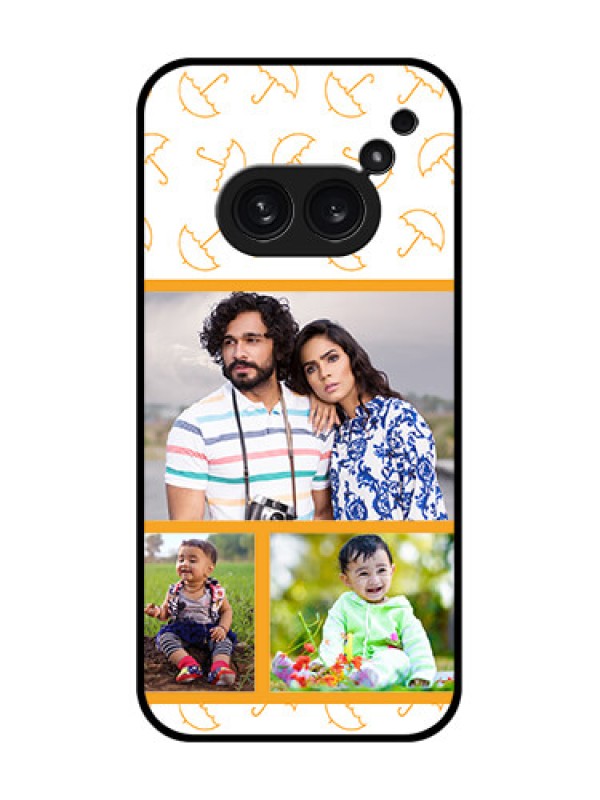 Custom Nothing Phone 2A Plus Custom Metal Phone CaseYellow Pattern Design