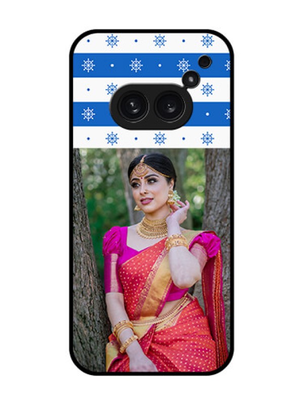 Custom Nothing Phone 2A Plus Custom Metal Phone CaseSnow Pattern Design