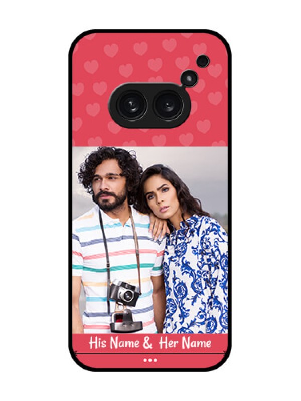 Custom Nothing Phone 2A Plus Custom Metal Phone CaseSimple Love Design