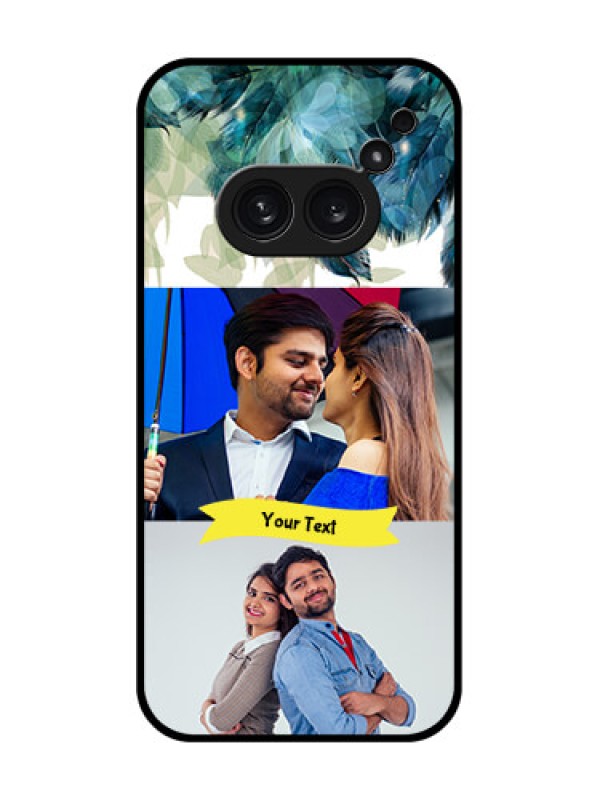 Custom Nothing Phone 2A Plus Custom Metal Phone CaseImage With Boho Peacock Feather Design