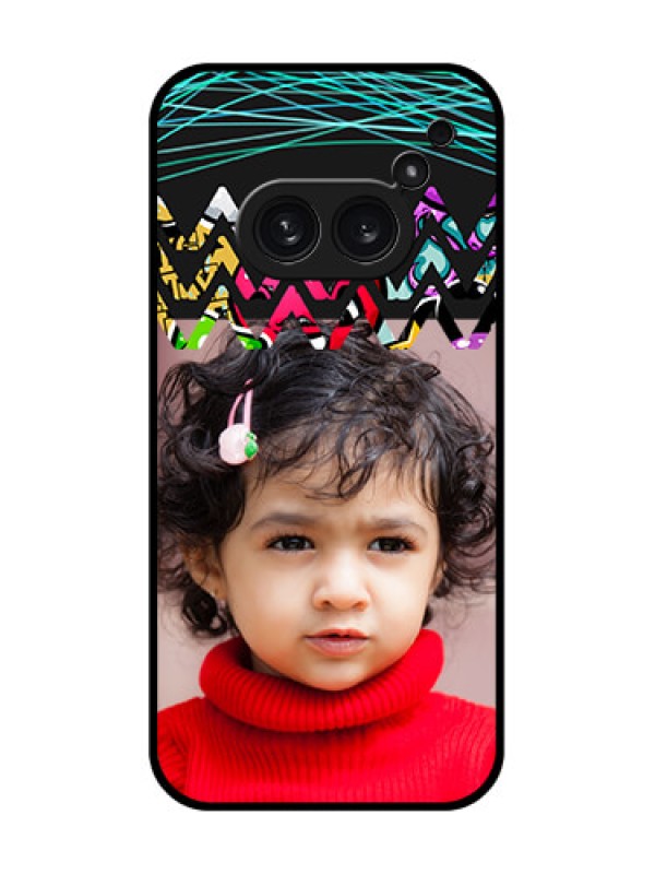 Custom Nothing Phone 2A Plus Custom Metal Phone CaseNeon Abstract Design