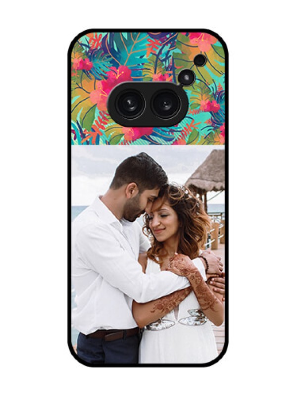 Custom Nothing Phone 2A Plus Custom Metal Phone CaseWatercolor Floral Design