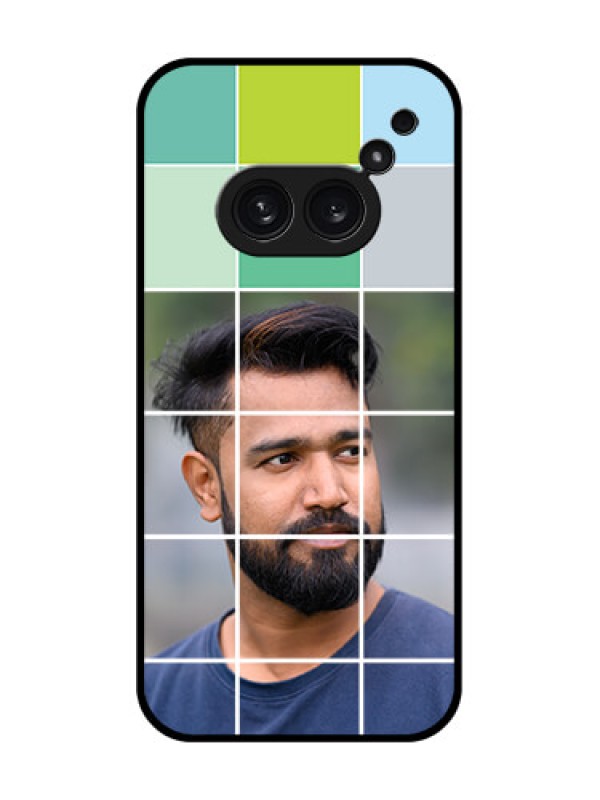 Custom Nothing Phone 2A Plus Custom Metal Phone CaseWith White Box Pattern