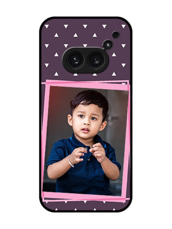 Custom Nothing Phone 2A Plus Custom Metal Phone CaseTriangle Pattern Dotted Design