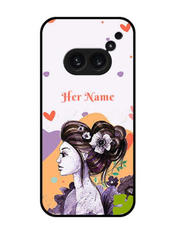 Custom Nothing Phone 2A Plus Custom Metal Phone CaseWoman And Nature Design