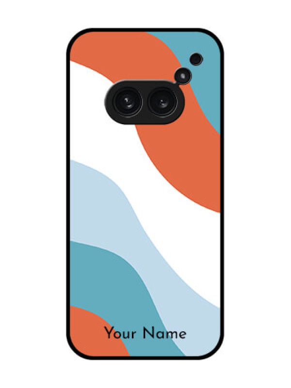 Custom Nothing Phone 2A Plus Custom Metal Phone CaseColoured Waves Design