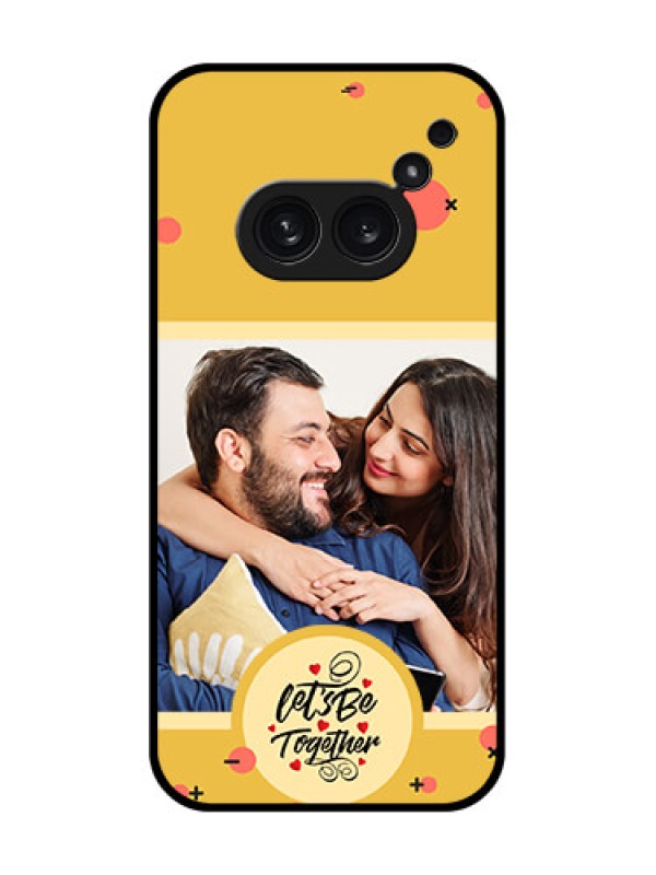 Custom Nothing Phone 2A Plus Custom Metal Phone CaseLets Be Together Design