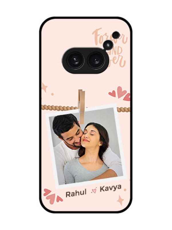 Custom Nothing Phone 2A Plus Custom Metal Phone CaseForever And Ever Love Design