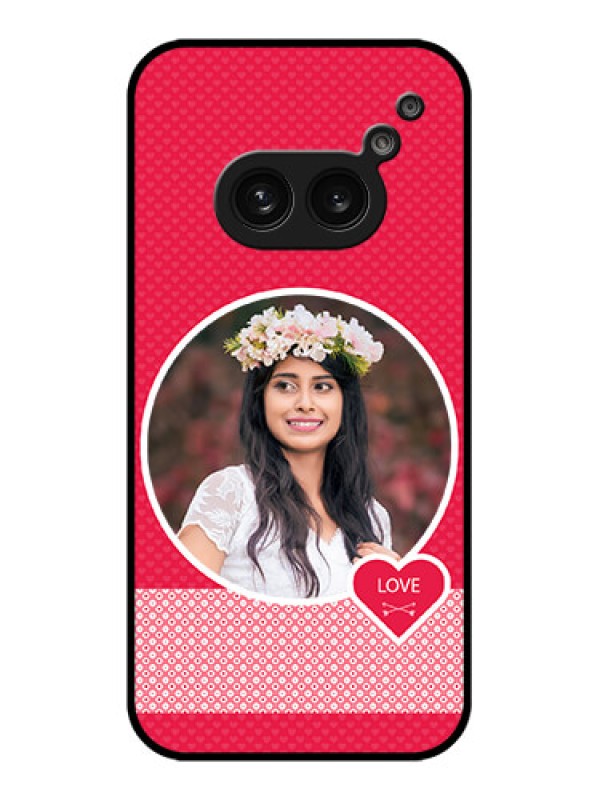 Custom Nothing Phone 2A Custom Metal Phone Case - Pink Color Pattern Design