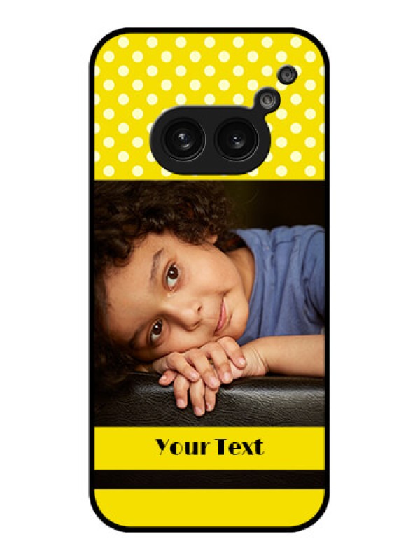 Custom Nothing Phone 2A Custom Metal Phone Case - Bright Yellow Case Design