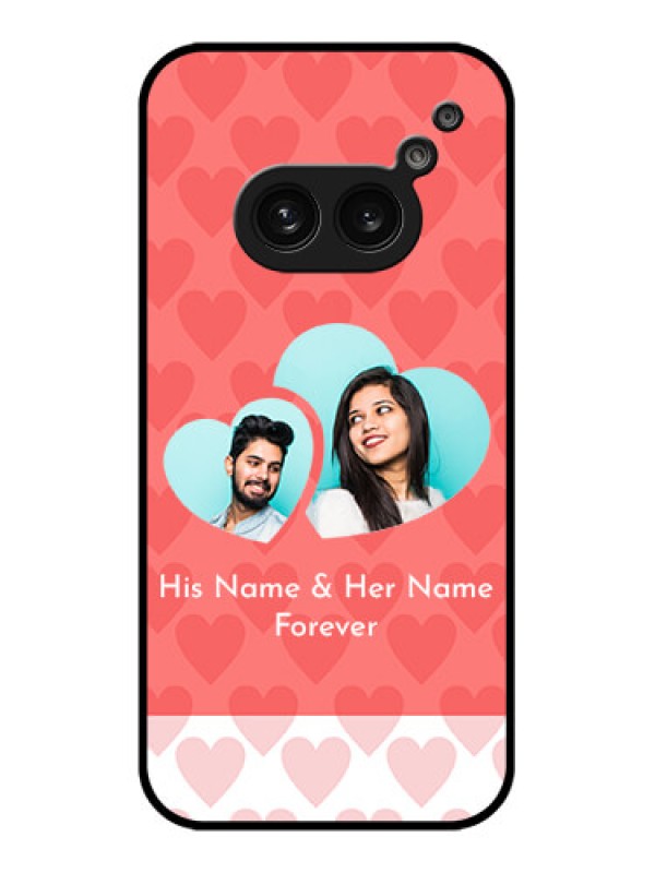 Custom Nothing Phone 2A Custom Metal Phone Case - Couple Pic Upload Design
