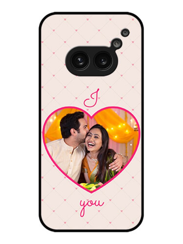 Custom Nothing Phone 2A Custom Metal Phone Case - Heart Shape Design
