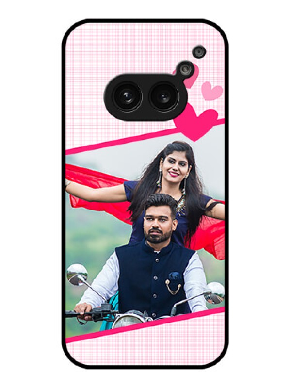 Custom Nothing Phone 2A Custom Metal Phone Case - Love Shape Heart Design