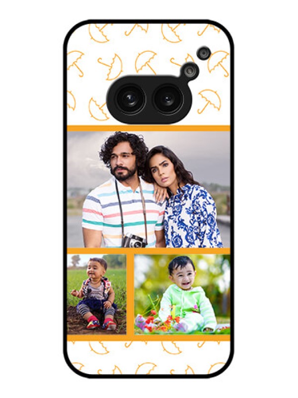 Custom Nothing Phone 2A Custom Metal Phone Case - Yellow Pattern Design