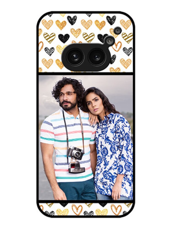 Custom Nothing Phone 2A Custom Metal Phone Case - Love Symbol Design