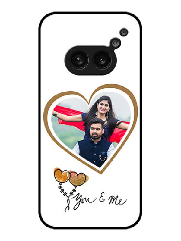 Custom Nothing Phone 2A Custom Metal Phone Case - You and Me Design