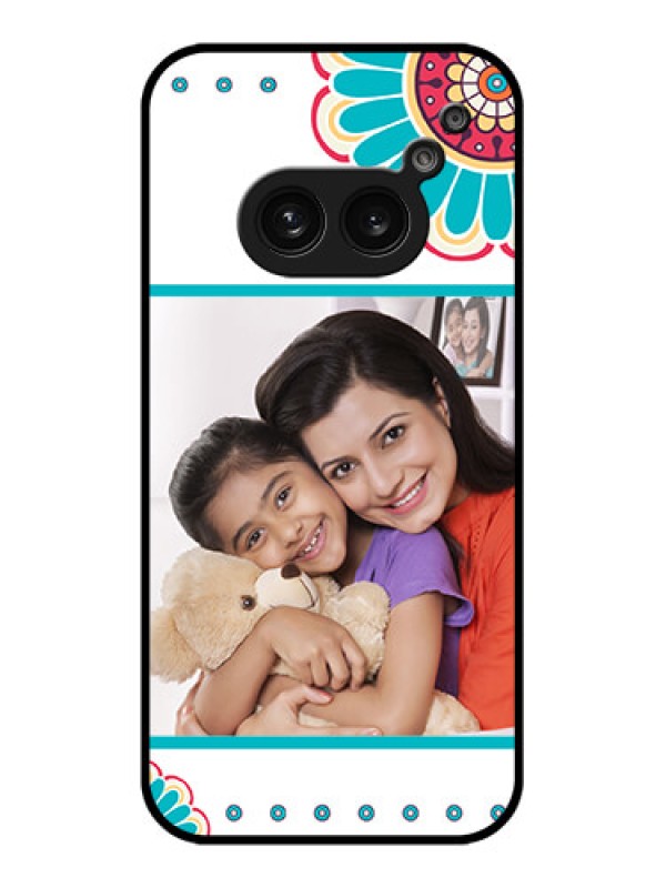 Custom Nothing Phone 2A Custom Metal Phone Case - Flower Design