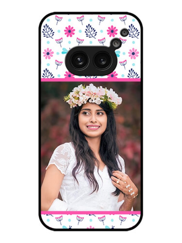 Custom Nothing Phone 2A Custom Metal Phone Case - Colorful Flower Design