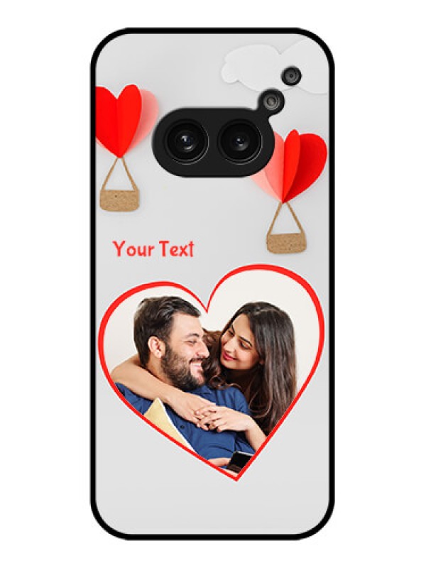 Custom Nothing Phone 2A Custom Metal Phone Case - Parachute Love Design