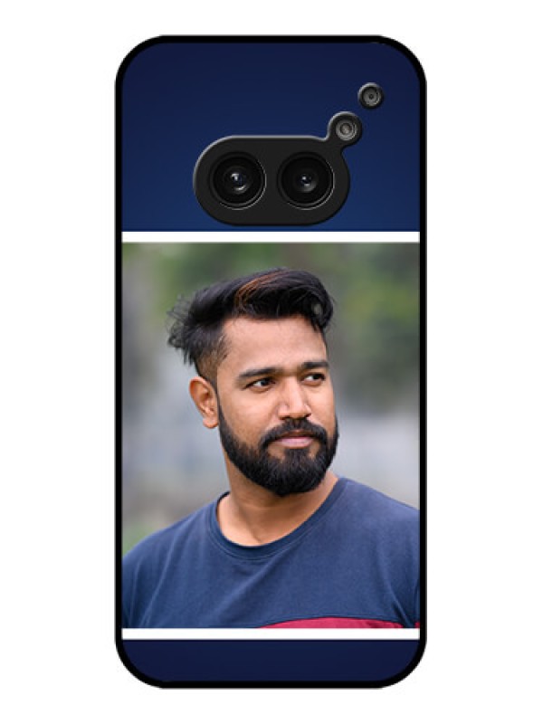 Custom Nothing Phone 2A Custom Metal Phone Case - Simple Royal Blue Design