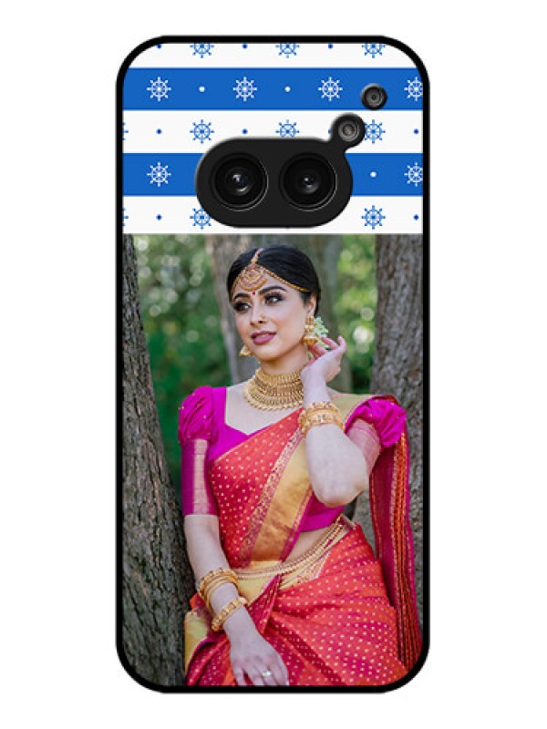 Custom Nothing Phone 2A Custom Metal Phone Case - Snow Pattern Design