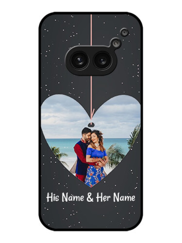 Custom Nothing Phone 2A Custom Metal Phone Case - Hanging Heart Design
